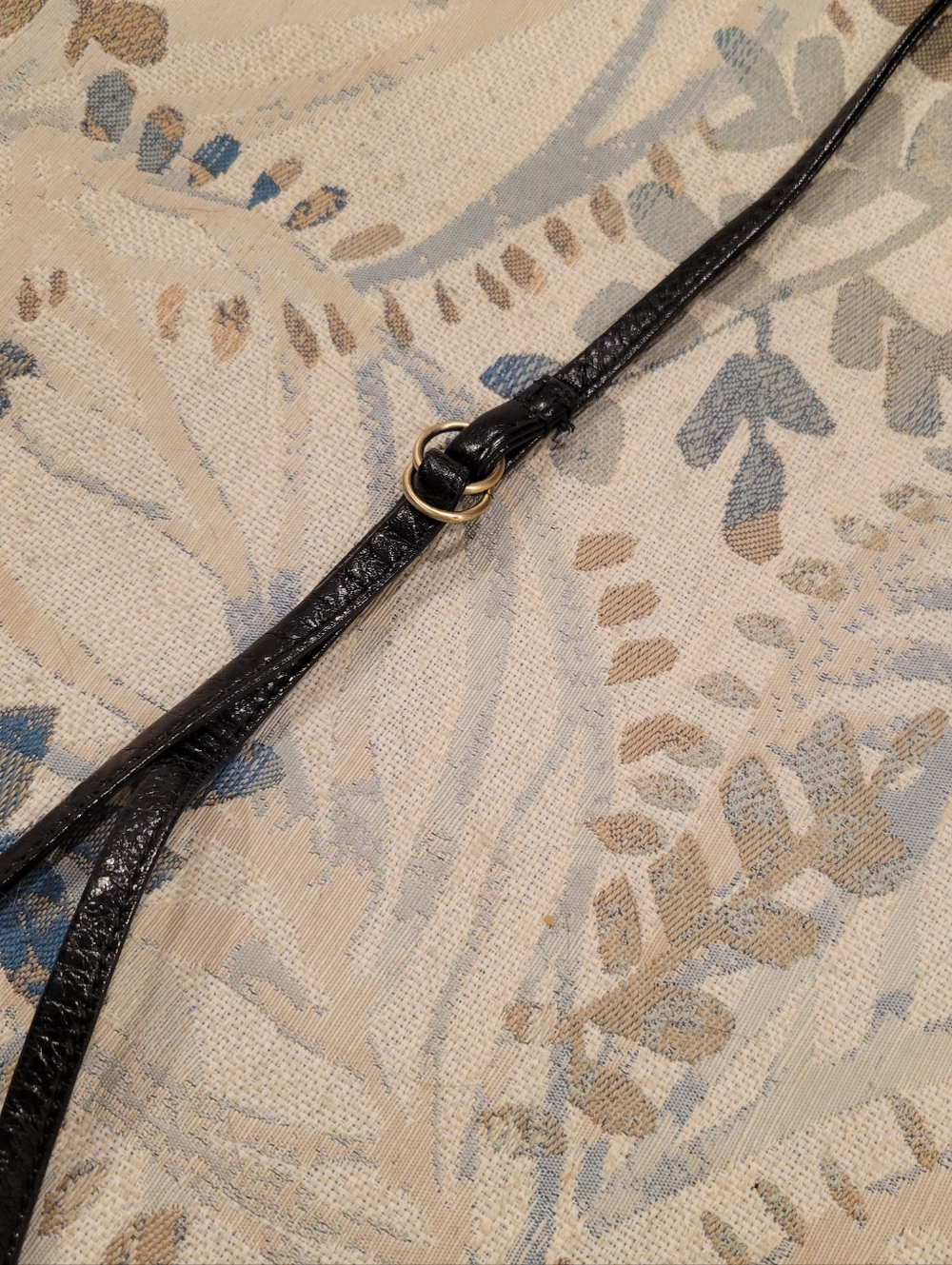 HOBO Black Leather Crossbody with Gold-Tone Frame - Picture 8 of 8
